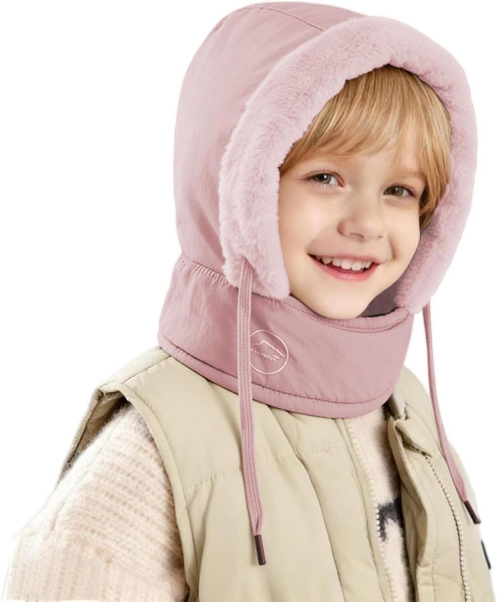 Baby Winter Set - Muts en Sjaal - Warm Blijven - 3-in-1 Ontwerp - One Size (3-6 jaar) - Pluche
