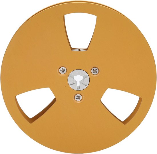 Lege Spoel - Opnamespoel Bandrecorder - Muziek Opnemen - Hoge Sterkte Aluminium - 5 Inch Diameter - Goud — afbeelding 4