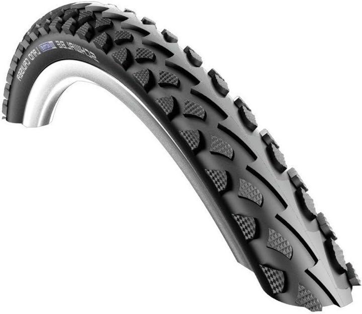 Fietsband Cruiser - Trekking band - Rustig Fietsen - Effectieve Prikbescherming - 24 x 1.75 inch - Zwart