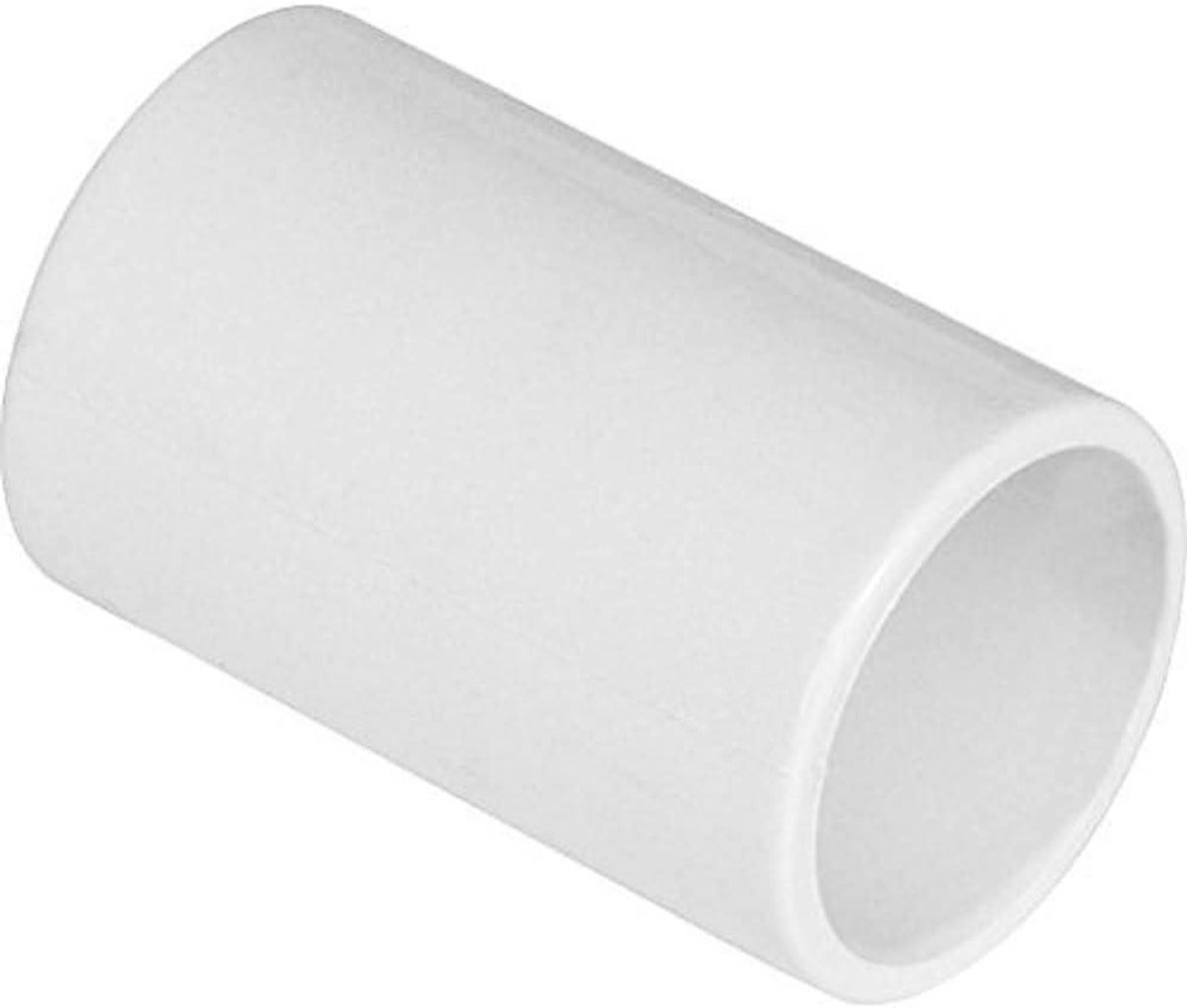Overloopset Rechte Verbinding - Afvoerkoppeling Sanitair - Lekkages Voorkomen - 22 mm aansluiting - 2 stuks - Wit
