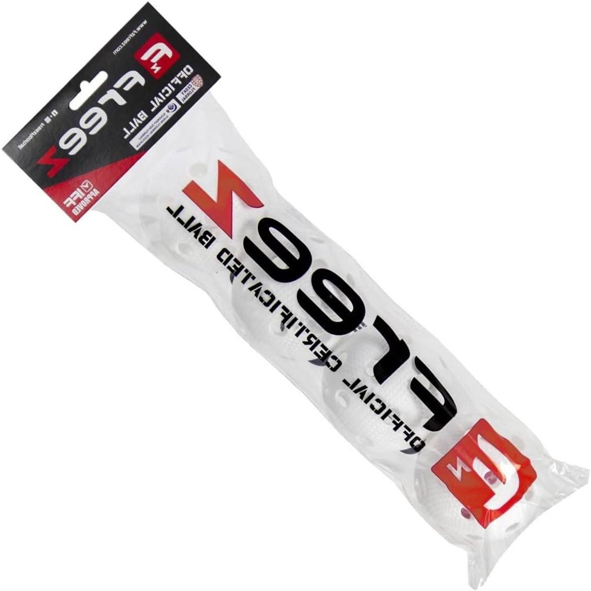 Floorball Ballen - Unihockey Ballen - Wedstrijd en Training - Geperforeerd Oppervlak - 4 Stuks - Wit