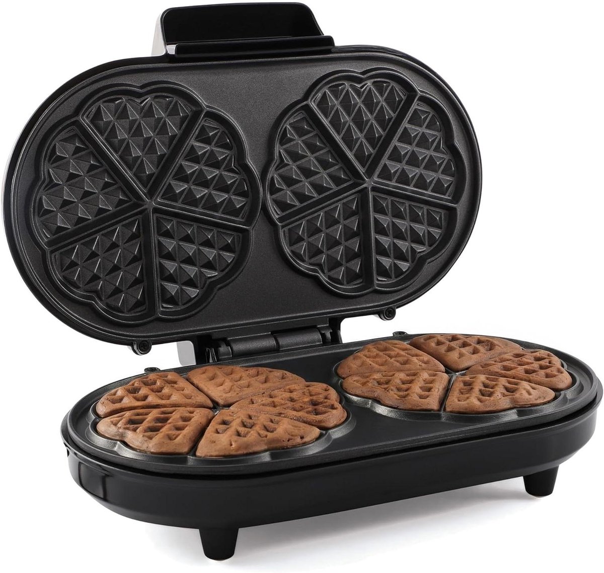 Wafelijzer - Apparaat voor Wafels - Lekkere Wafels Maken - Verstelbare Temperatuur - 306 x 219 x 115 cm - Koper