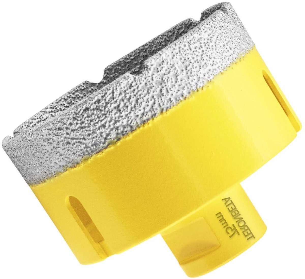 Diamantboor - Tegelboor Boorbit - Gaten Boren - Vacuüm Gesoldeerd - 75mm - Zilver