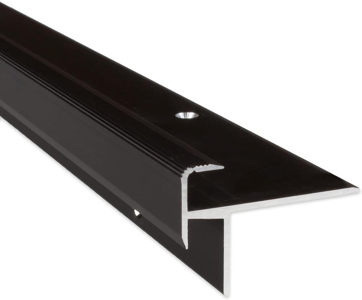 Trapneus Laminaat - Trapprofiel Aluminium - Trapafwerking - Geboord Aluminium - 1000 mm - Brons