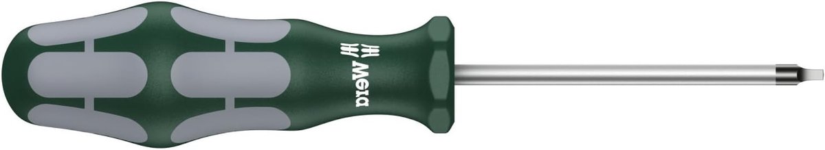 Schroevendraaier Binnenzeskant - Inbusschroevendraaier Vierkant - Vierkante Schroeven Draaien - Zeskantige Rolbescherming - # 1 x 80 mm - Zwart
