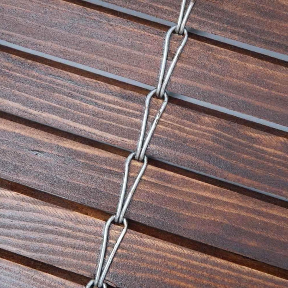 Houten Jaloezie - Raambekleding Hout - Privacy Creëren - Op Maat Gesneden - 130 x 120 cm -