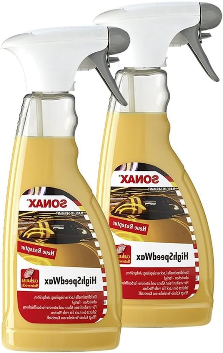 Lakverzegeling Wax - Autolak Bescherming - Auto Onderhoud - Snel Aanbrengen - 2x 500 ml - N.v.t.