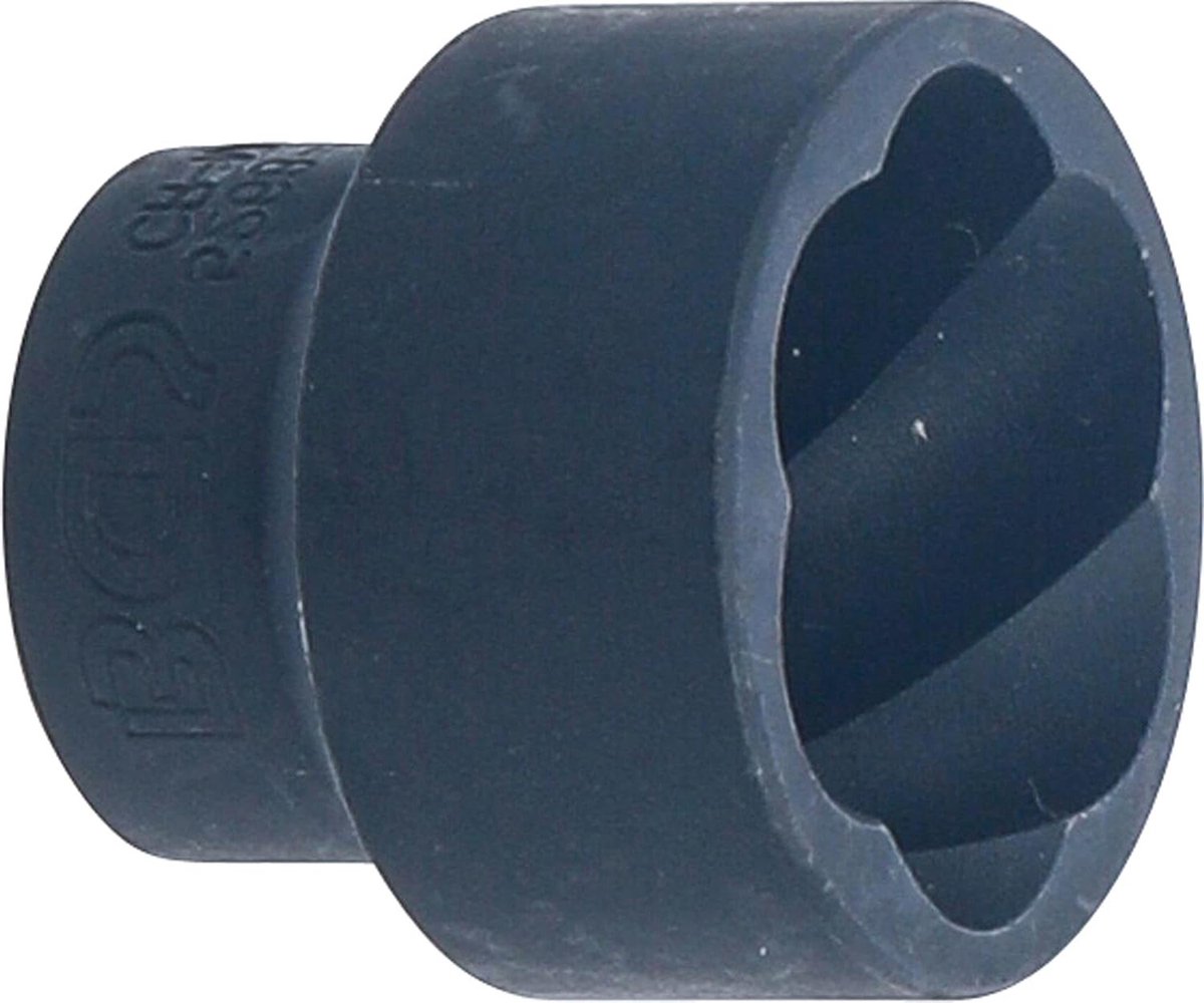 Speciale Dopsleutel - Schroefuitdraaier Moer - Defecte Schroeven Lossen - Innovatief Spiraalprofiel - 27 mm - Zwart gebrand