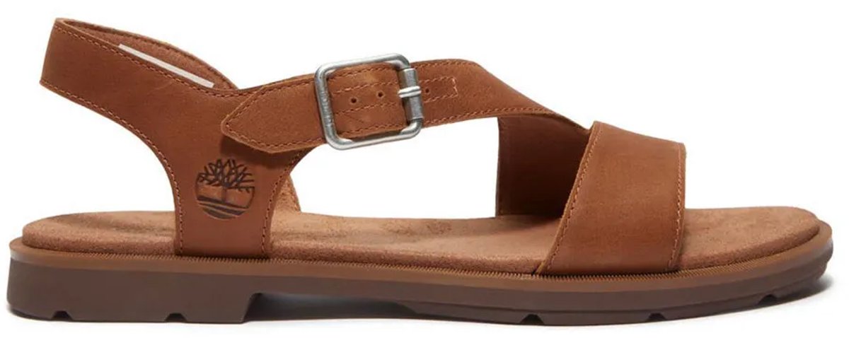 Timberland Calista Bay Backstrap Sandalen 1/2 Vrouw Rust Full Grain