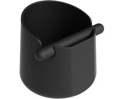 Koffiedikbak – Koffie Afvalbakje - Koffieprut Uitklopbak - Koffieprut Bakje - Uitklopbak Koffie - Uitklopbak Rond - Siliconen Koffieprut Opbergdoos met Demontabele Klopper – Keukenaccessoire en Cadeau voor Koffieliefhebbers
