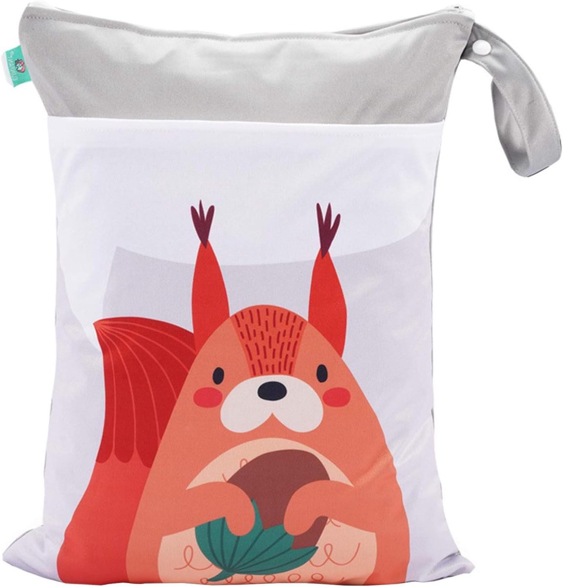 Natte Luiertas - Luiertas Organizer - Baby Verzorging - Dubbele Rits Vakken - 30 x 40 cm - Blauw