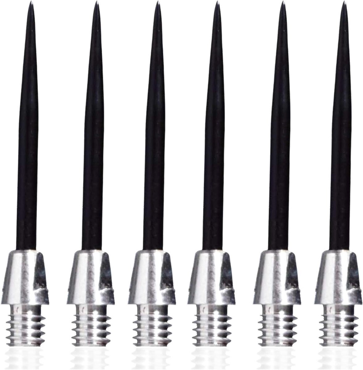 Stalen Dartpunten - Metalen Pijltjes - Dartspel Verbeteren - 2BA Schroefdraad - 37 mm - Zilver