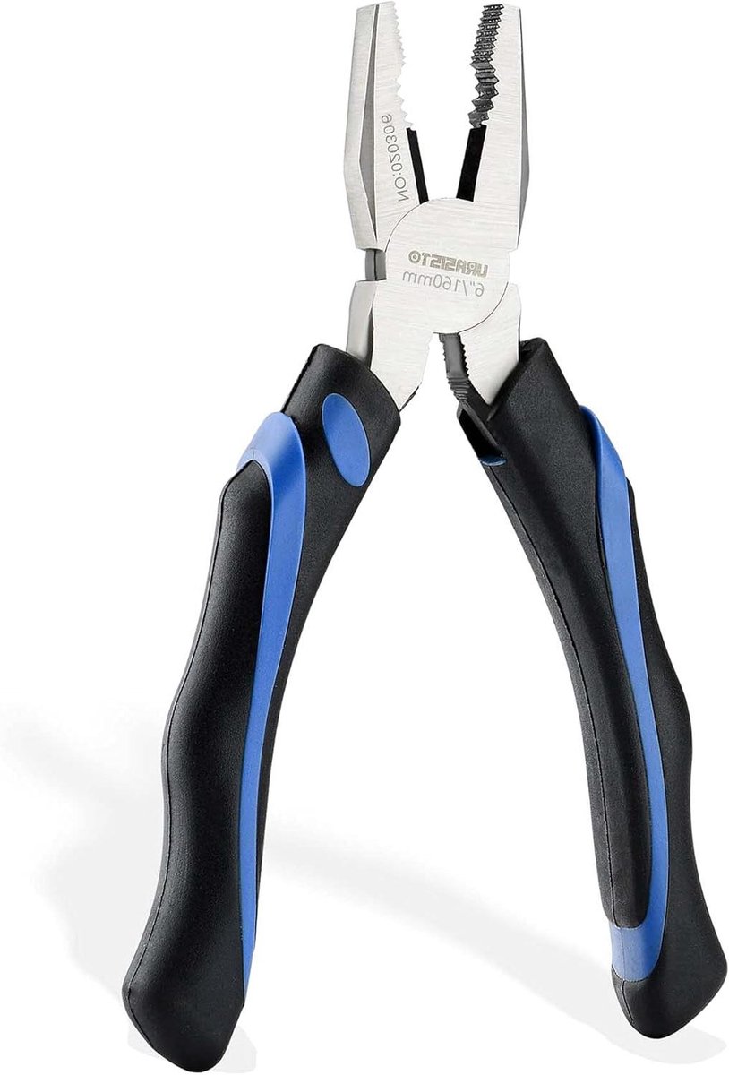 Lijnwerktang - Tang Griptang - Klusjes Uitvoeren - Nikkelchroomstaal - 6 inch - Nikkelkleurig