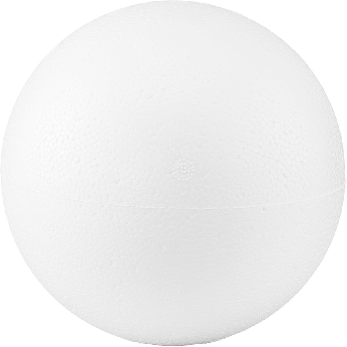 bal Ø 15 cm van polystyreen, glad en duurzaam, 1 stuk voor knutselen, modelbouw, creatieve projecten, wit