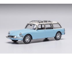 Citroen ID 19 Break 1960 Blauw Modelauto 1/43 Ixo Models