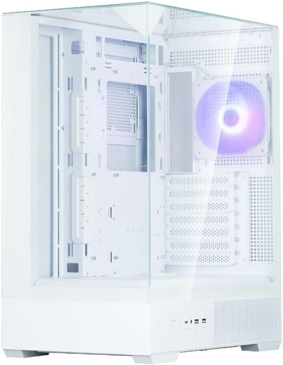 PC Behuizing - Computerkast Mid Tower - Componenten Beschermen - Drie Glazen Panelen - 45.2 x 23.5 x 49.5 cm