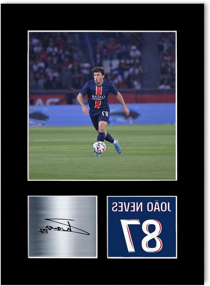 Voetballer Print - Handtekening Foto - Fan Decoratie - Gesigneerd Display - A4 - N.v.t.
