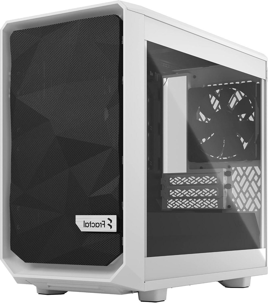 Computer Behuizing - PC Kast Mini ITX - Componenten Beschermen - Facet Mesh Front - Mini ITX - Wit