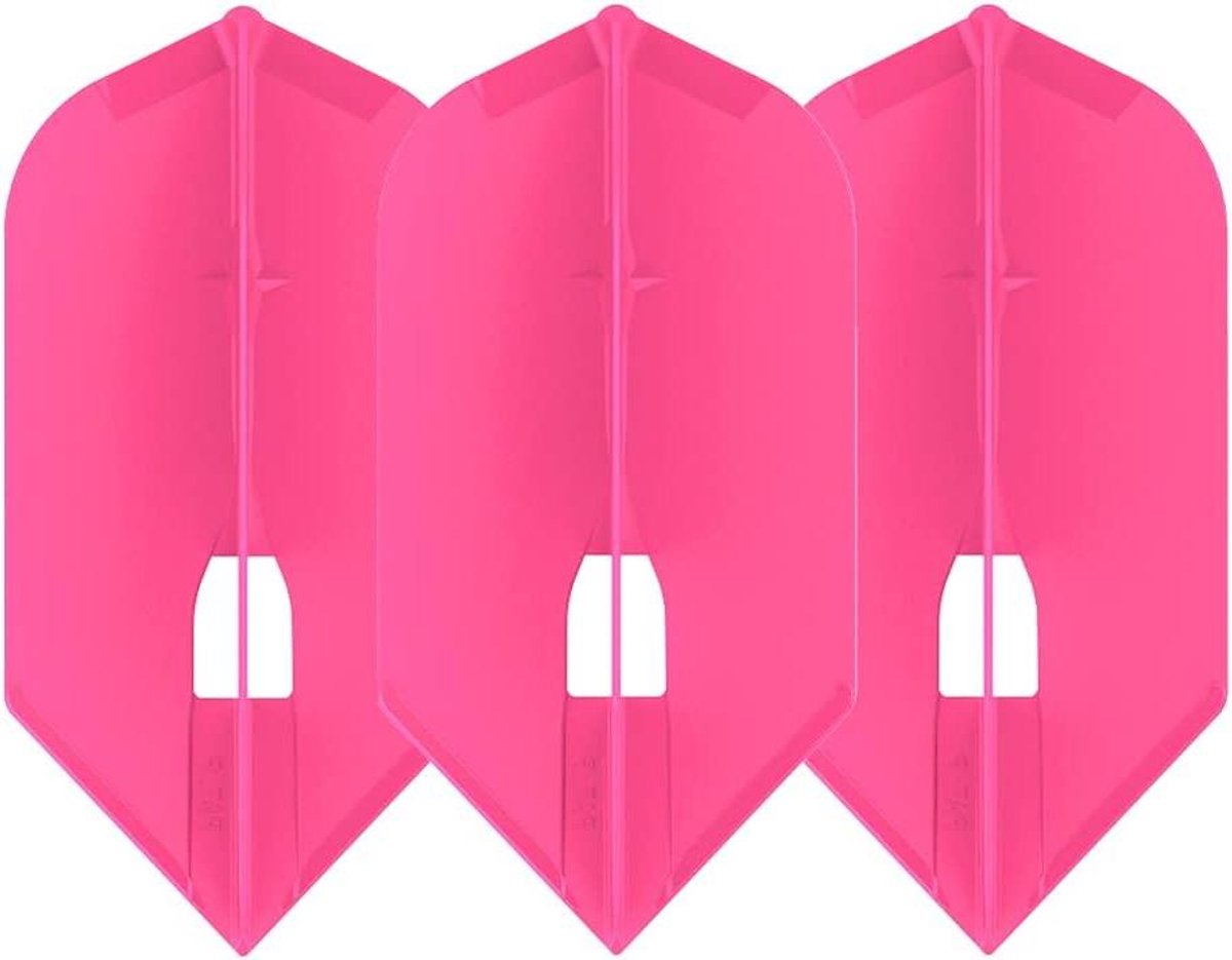 Dart Flights - Vormvaste Vluchten - Precisie Darten - Voorgevormd 90 Graden - 10 g - Roze
