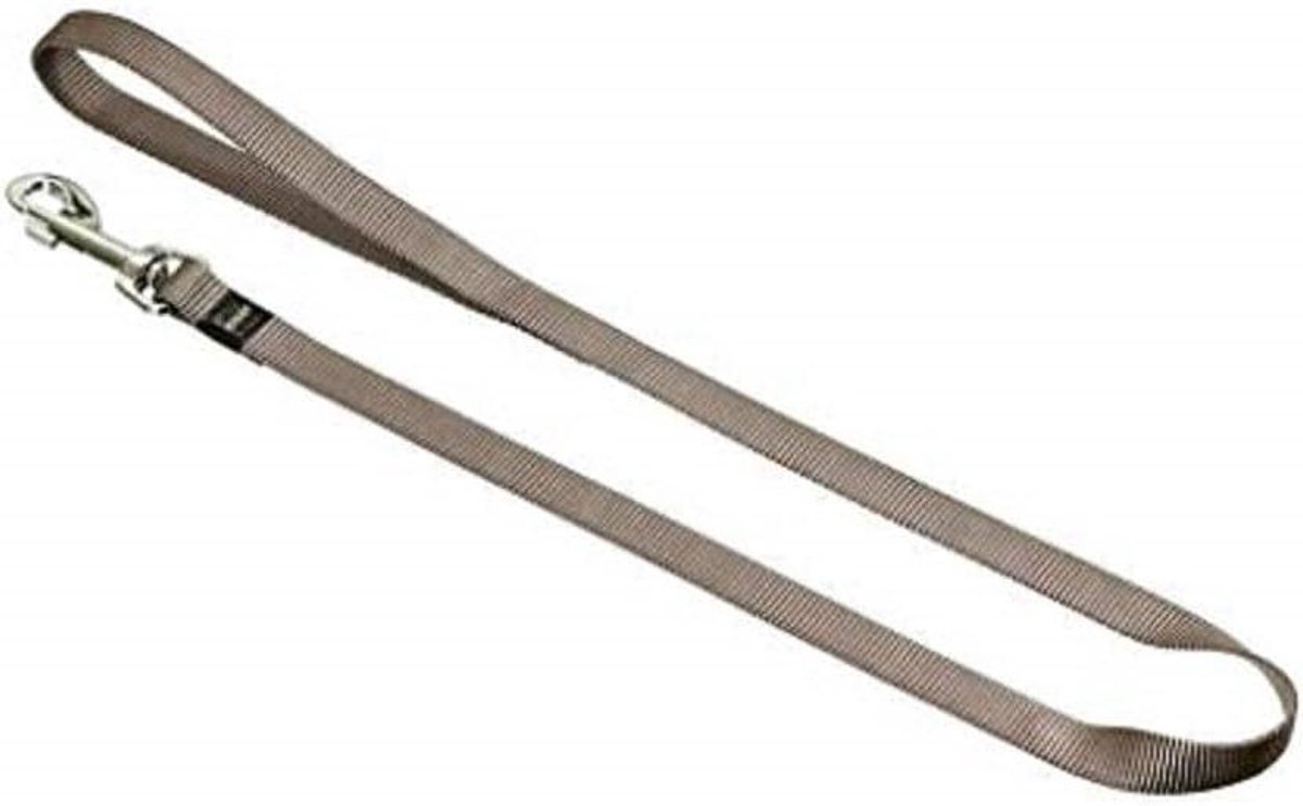 Hondenriem - Hondenlijn - Veilig wandelen - Robuust nylon materiaal - 100 cm - Grijs
