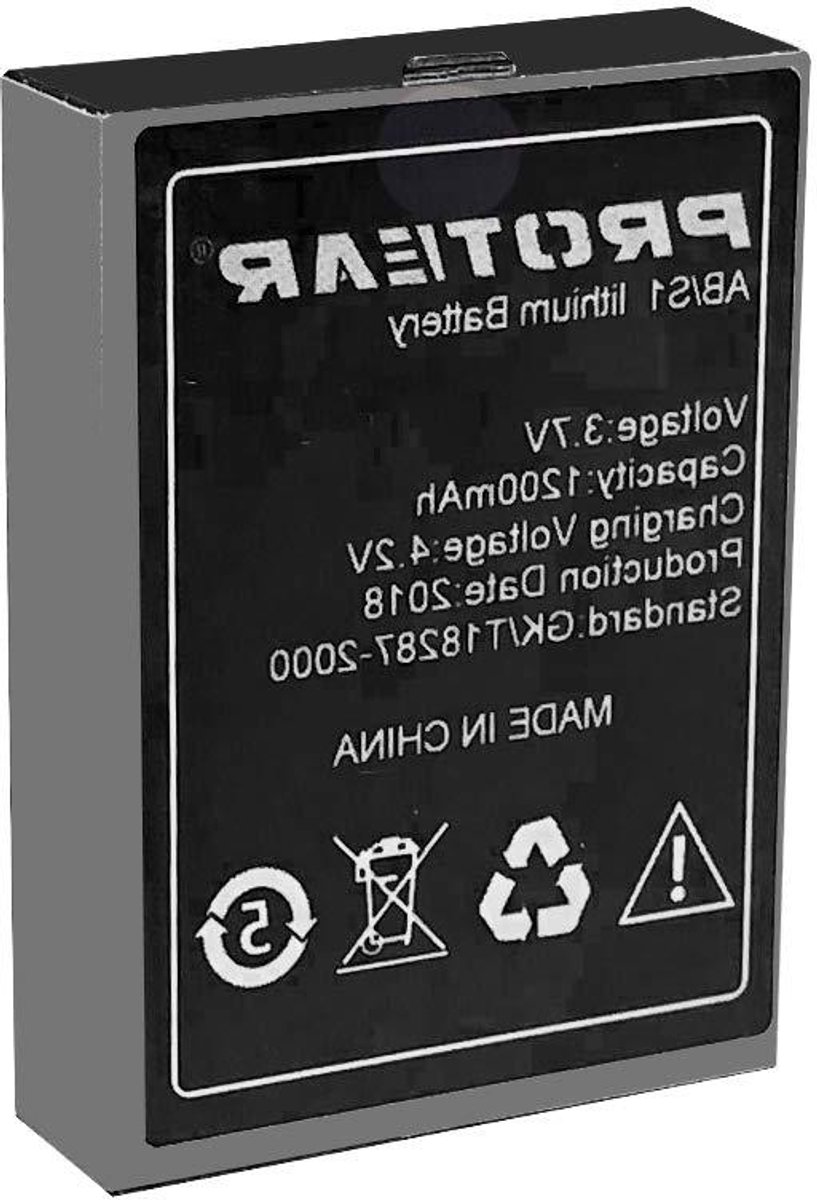 Oplaadbare Batterij - Lithium Batterij - Hoofdtelefoon Opladen - Originele Vervanging - 4.5x3.2x1 cm - Zwart