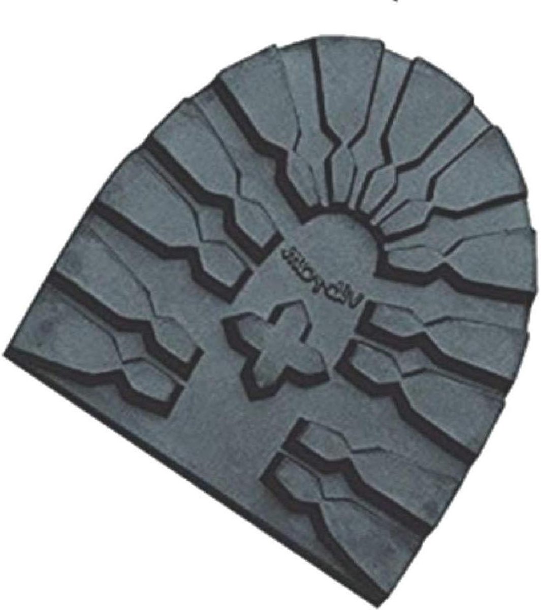 Hakverhoging Rubber - Zool Reparatie - Schoenonderhoud - Duurzaam Materiaal - Maat 40 - Zwart