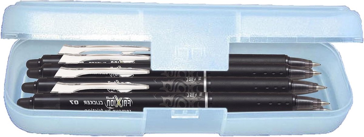 Rollerball Pen - Uitwisbare Pen - Schrijven en Corrigeren - Wrijfbaar met Warmte - 6 Stuks - Zwart