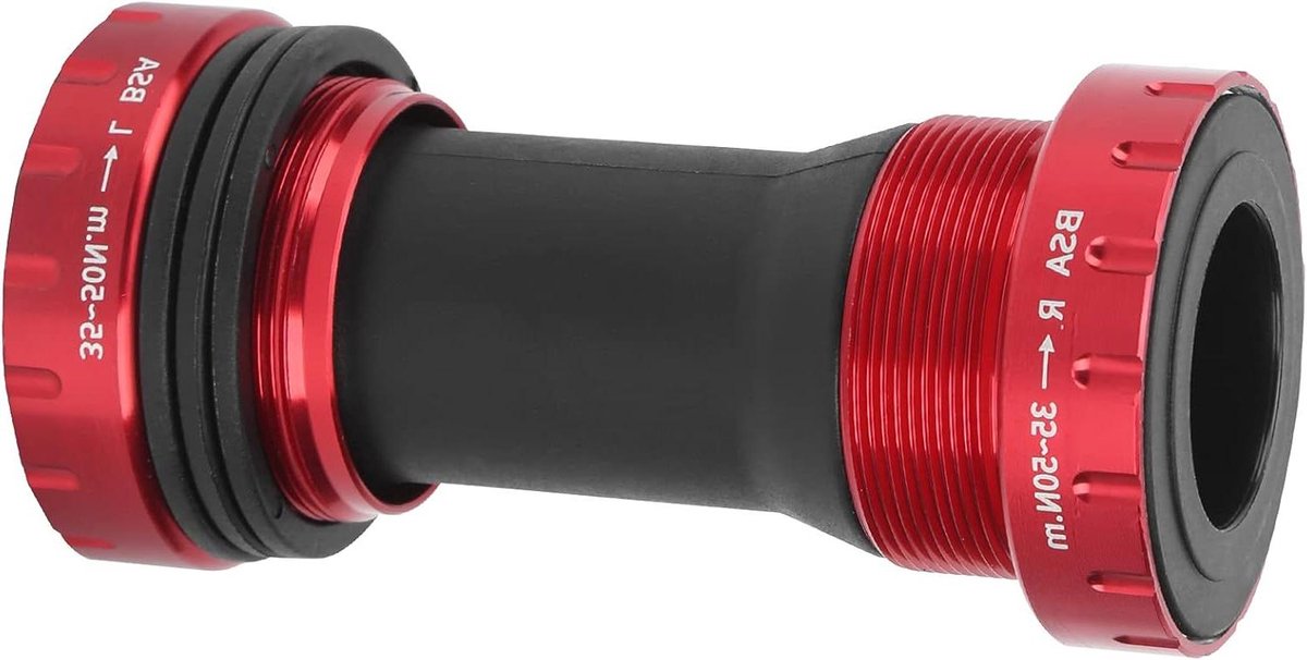 Fietstraps - Fietsonderdeel - Fietsreparatie - Aluminium Constructie - 68-73 Mm - Rood