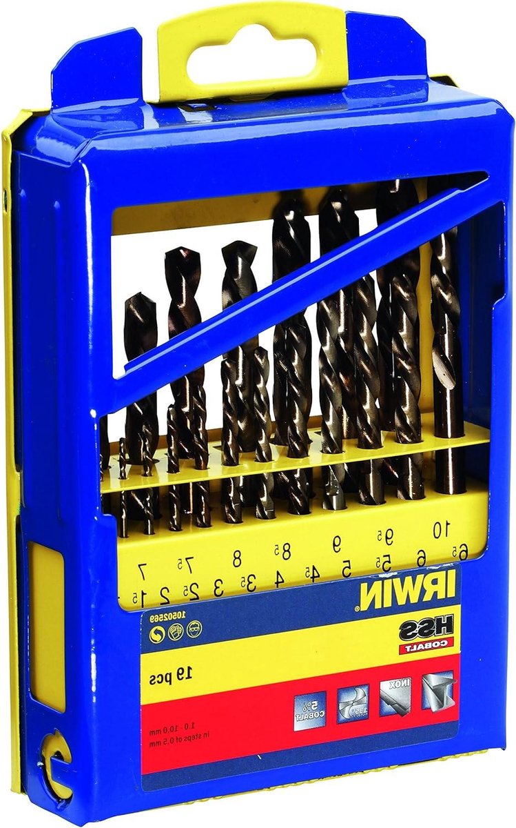 Boor Set - Metaal Boren - Precisie Boren - Kobalt Gelegeerd - 19 Delig - Goud