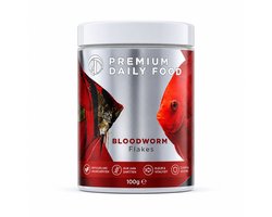 Premium Daily Food - Bloodworm Flakes 100 gram