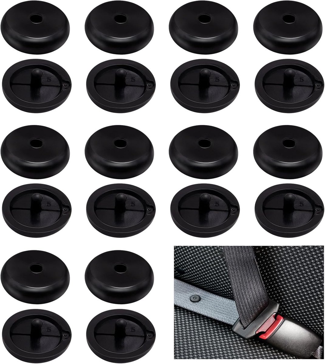Veiligheidsgordelstoppers voor de auto