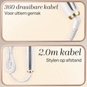 Sansbeauté automatische krultang met 360° draaibare kabel en 2.0m kabel.
