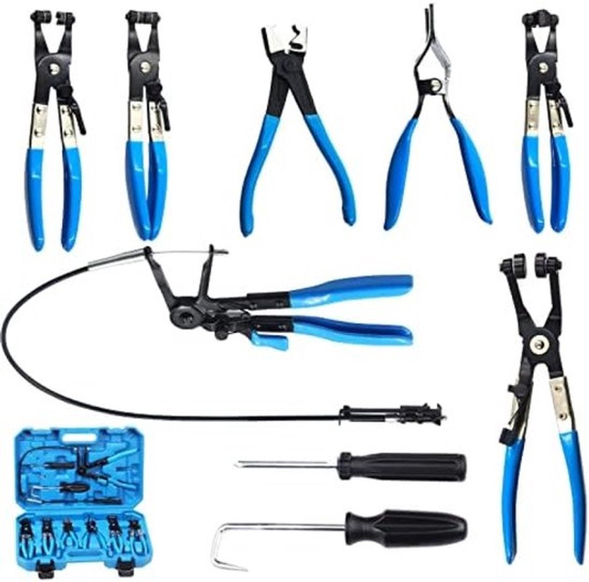 Slangklem Tangenset – Slangklemmen Tang – Slangklemtang Set – 9