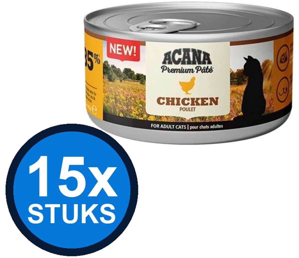 Acana Acana - Premium Pate Cat Chicken - Kattenvoer Natvoer - 85 g