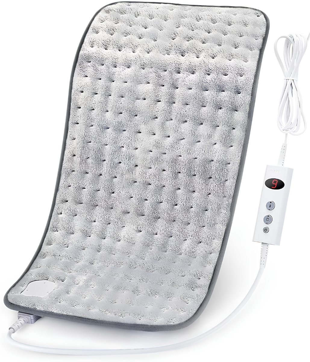 SP® Warmtekussen - 10 Temperatuurniveaus - Kussen - Warmtepad - Grijs - 30cm x 11cm x 11cm