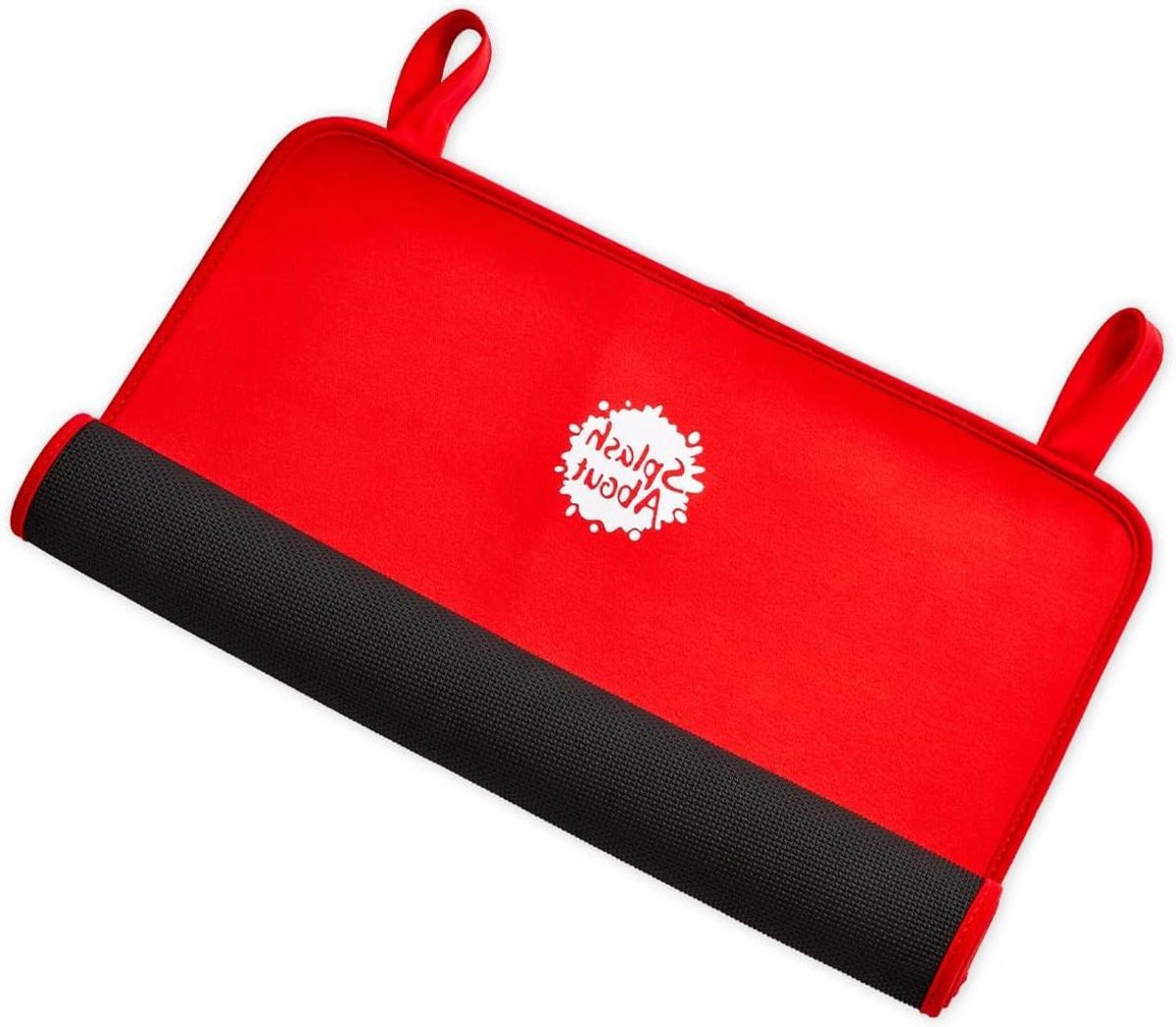 Neopreen Zwembad Zijaankleedmat - Verschoningsmat Baby - Baby Verzorging - Antislip Bescherming - 28 x 14 cm - Rood
