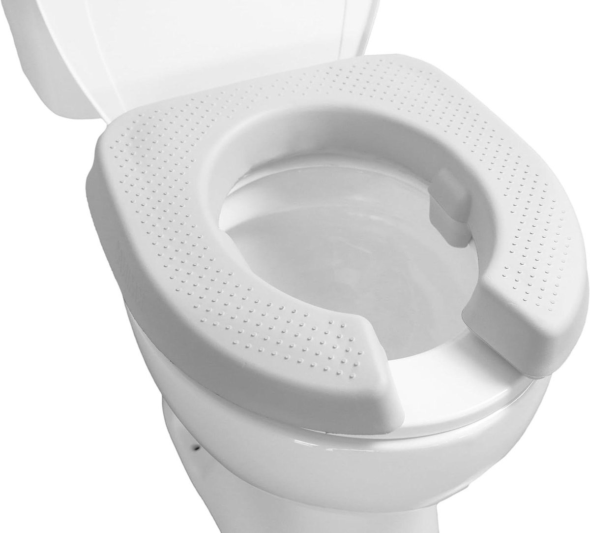 Toiletverhoger - Toiletkussen Verhoogd - Zelfstandig Toiletgebruik - 5cm Hoog Antislip - Universeel - Wit