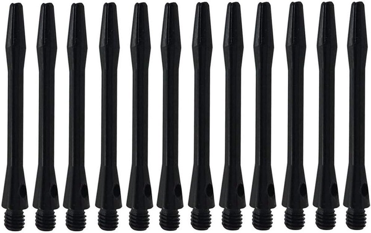 Dart shafts - Metalen shafts - Darts Spelen - Universele schroefdraad - 45 mm - Zwart