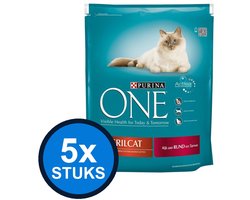 5x Purina One - Adult Sterilcat Rund - Kattenvoer Droogvoer - 800 g