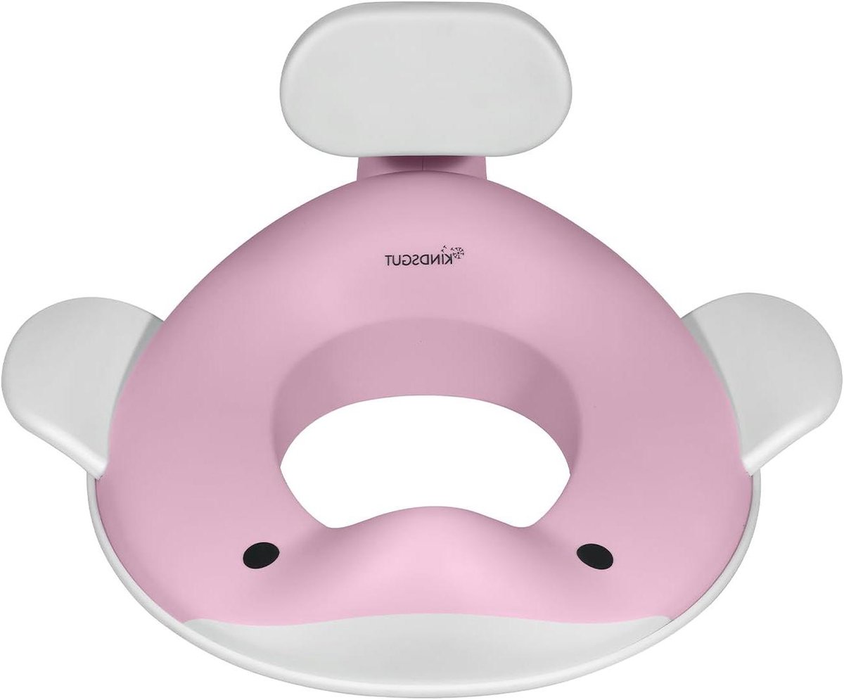Kinder Toiletbril - Potty Training Seat - Kind Zindelijk Maken - Antislip Rubber - Universeel - Lichtroze