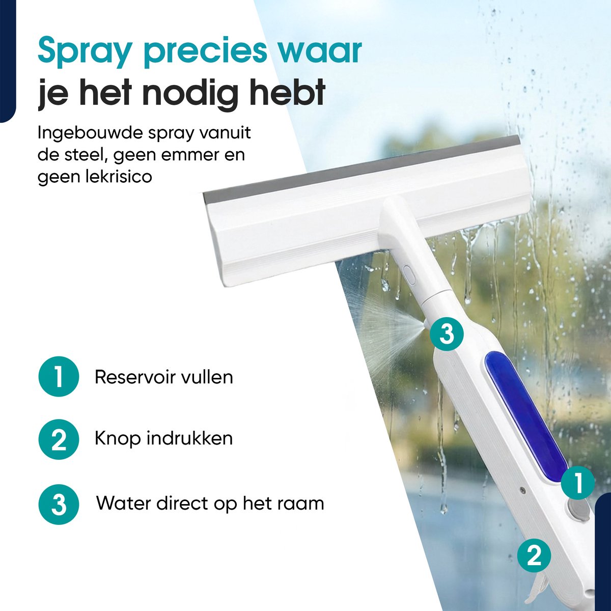 Tibagoods 4-in-1 Ramenwasser met Telescoopsteel thumbnail 2