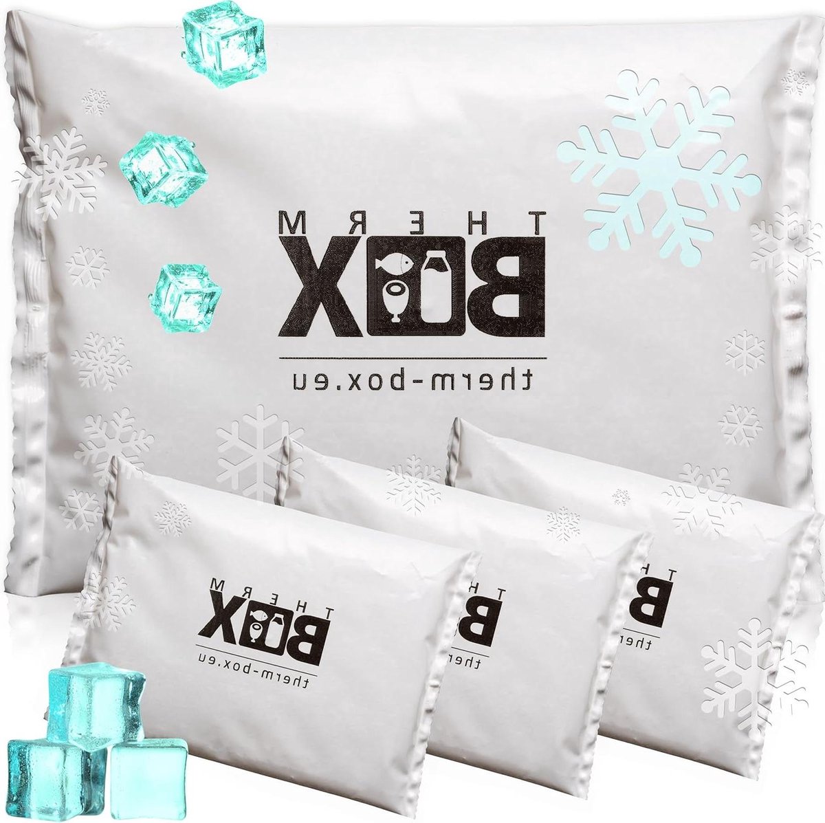Koelbatterijen Set - Koelpacks Gel - Eten Koel Houden - Lange Koeltijd - 4 Stuks - Wit