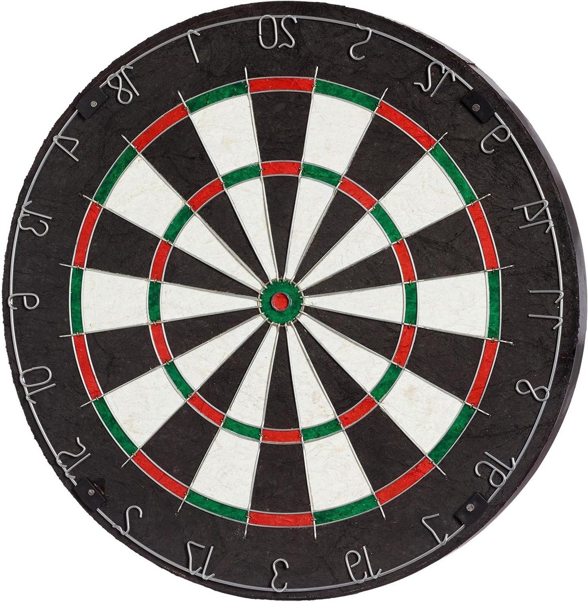 Sport Dartbord - Dartspel - Wedstrijd Spelen - Metalen Rand - 45-50 cm - Zwart