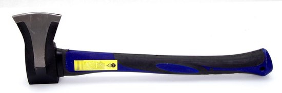 Kloofbijl - Houthak gereedschap - Hout kloven - Glasvezel steel - 1000 gram - Zwart — afbeelding 2