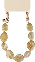 Selencia Universeel Desert Swirl Polskoord - Telefoon Ketting - GSM Koord - Sand