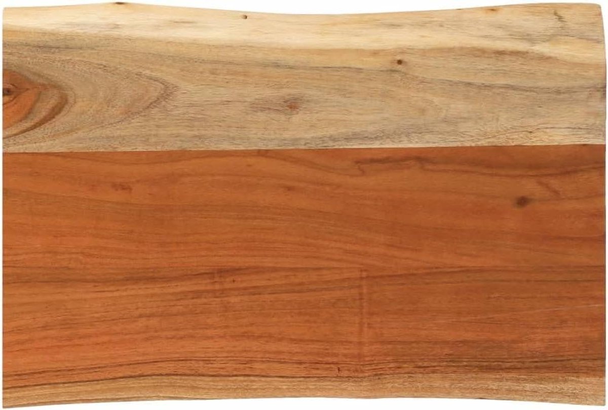 Tafelblad Hout - Werkblad Hout - Tafel Opknappen - Natuurlijke Rand - 50x40 cm - Houtkleur