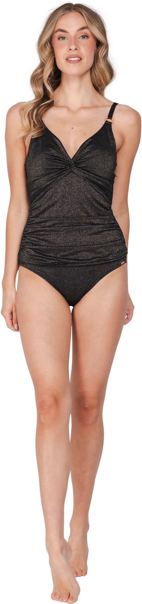 Pastunette Glam - Tankini - Soft Cups - Corrigerend - Shimmer - Zwart