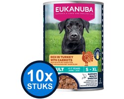 10x Eukanuba - Life Care Dog Wet Adult Turkey & carrot - Hondenvoer Natvoer - 400 g