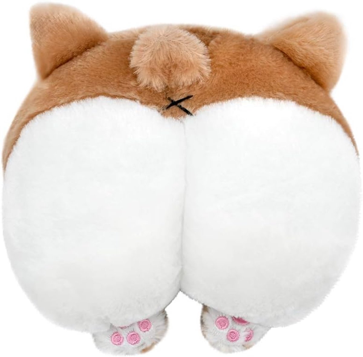 Nekkussen Leuke Corgi Butt Hoofdsteun Katoen Kussen Zachte Hoofdsteun Kussen