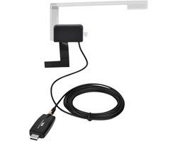 Draagbare USB DAB Tuner - Digitale Radio Ontvanger - Auto Radio Luisteren - Verbeterde DAB+ Ontvangst - Mini Vorm - Zwart